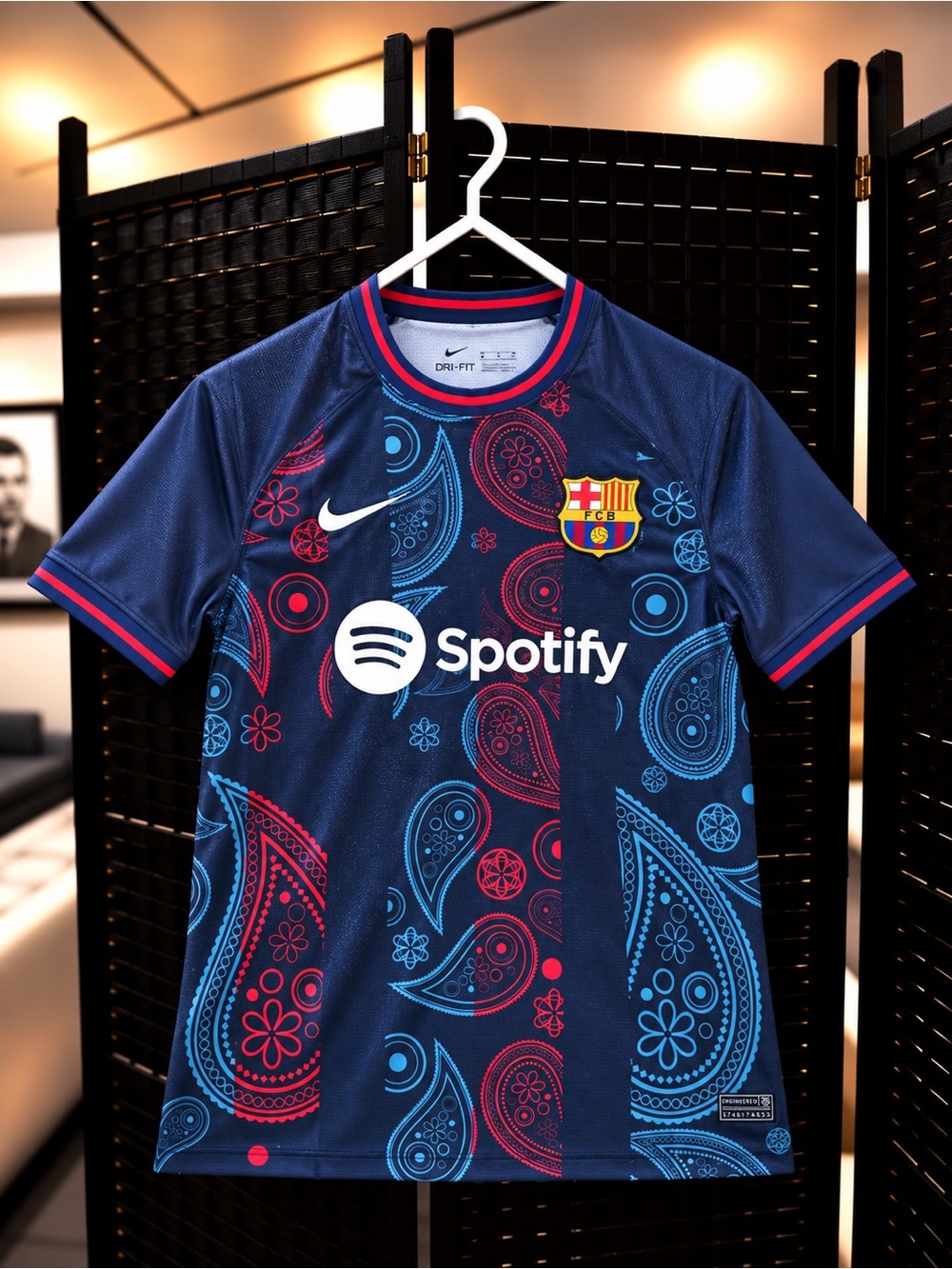 FC Barcelona Navy Soccer Jersey